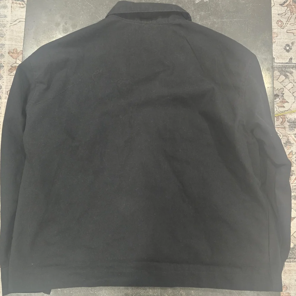 Carhartt Black Men's Lightweight Canvas Jacket with Collar - Picture 2 of 3